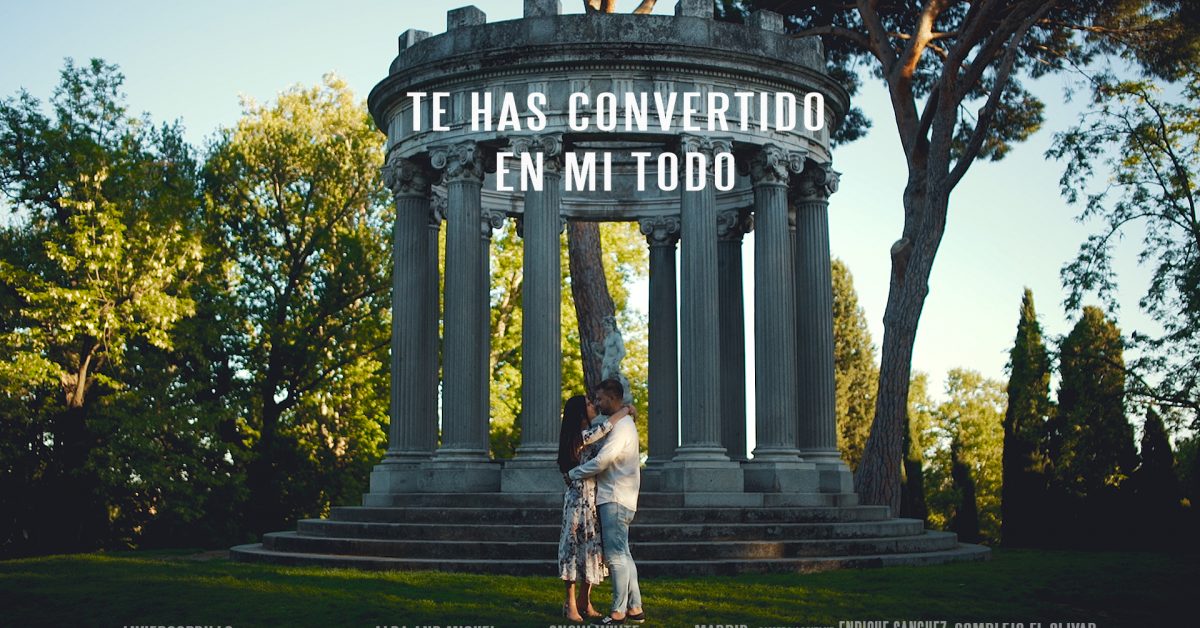 Te has convertido en mi todo - Videos de bodas - javiergordillo Madrid