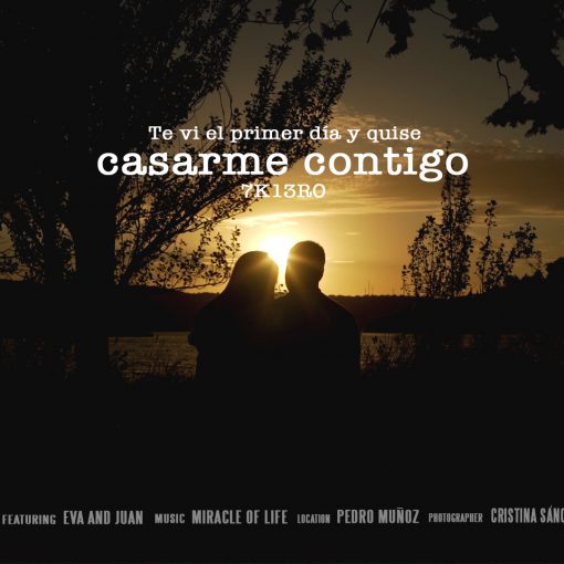 te vi el primer dia y quise casarme contigo